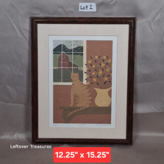 b2- "Country Cat" artwork by American artist Nancy Lubeck