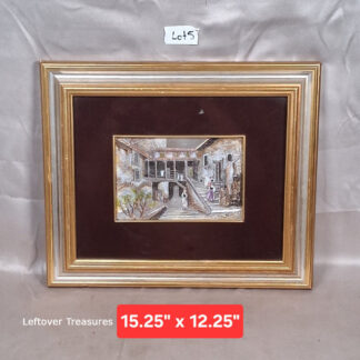 b5- Vintage Italian 925 Sterling Silver artwork signed