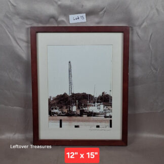 b13-  framed artwork signed print by artist Joseph Coulombe