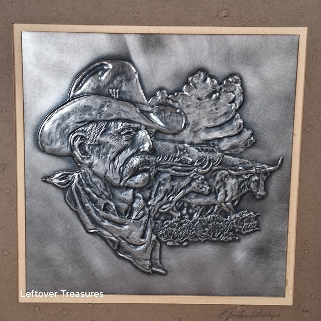 b19- "The Range Rider" wall sculpture by Gordon Phillips signed - Image 2