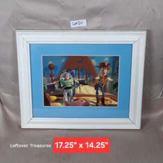 b20- 1996 Disney Store exclusive Buzz Lightyear and Woody commemorative lithograph