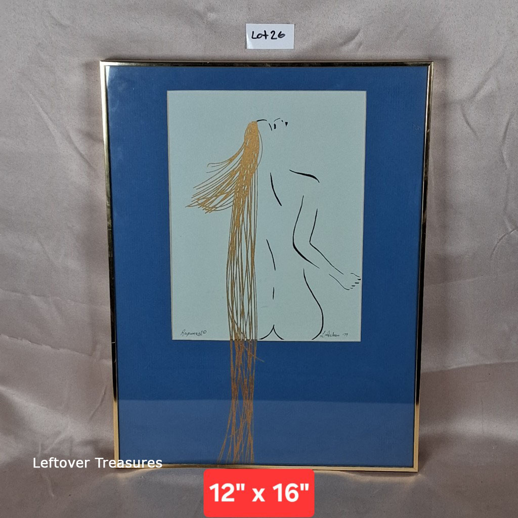 b26- "Rapunzel" print by Lew Achen