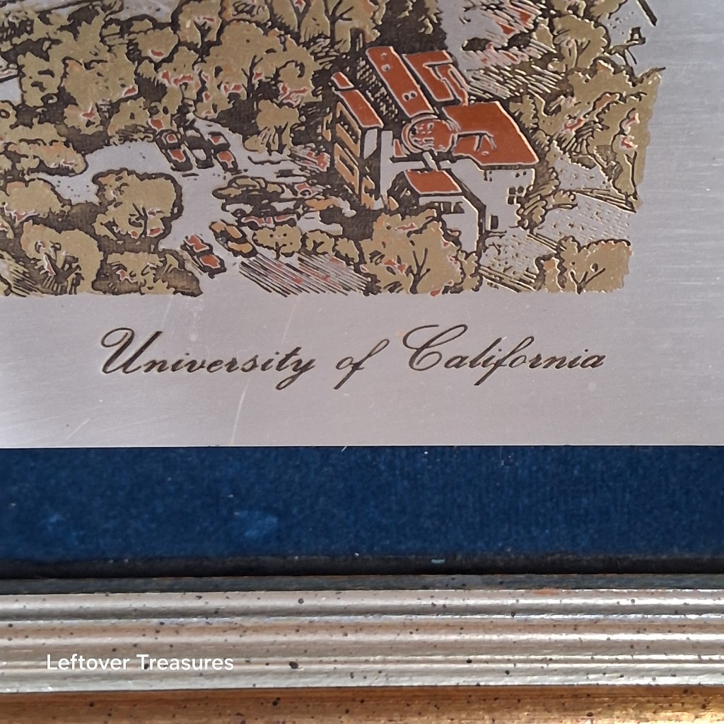 b30- Reed & Barton damascene etching of the University of California Berkeley Memorial Stadium - Image 3