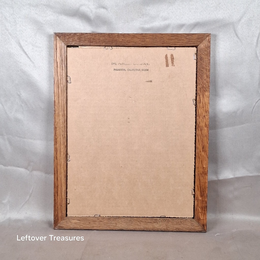 b33- Vintage Hensley Co. barbershop mirror - Image 2