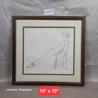 b37- "Sitting Girl" LE print by Linda Lambie