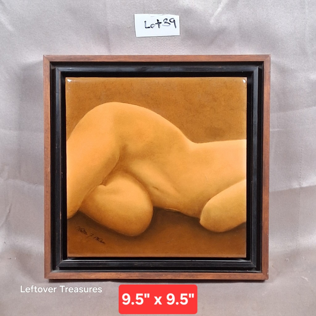 b39- "Hips Horizontial" signed by artist Walter J. Moore