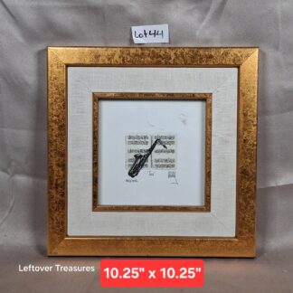 b44- "Sax" print by Manuel J Estop Zafra signed