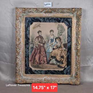 b48- "La Mode Illustr?e" print signed by Anais Toudouze and Bonnary