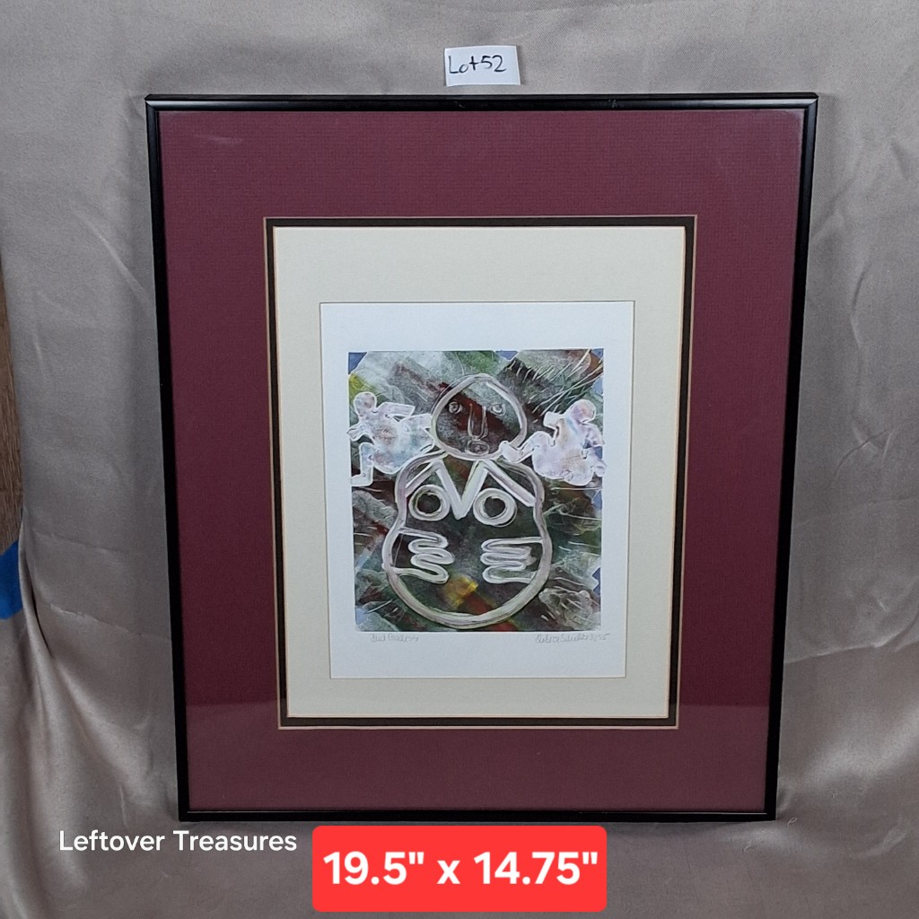 b52- "Bird Goddess" LE lithograph by Olga Schulze