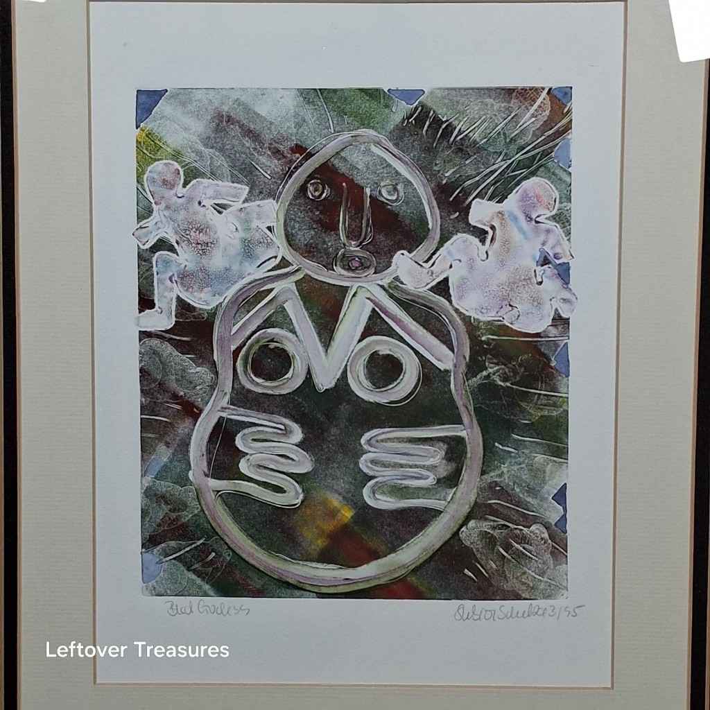 b52- "Bird Goddess" LE lithograph by Olga Schulze - Image 2