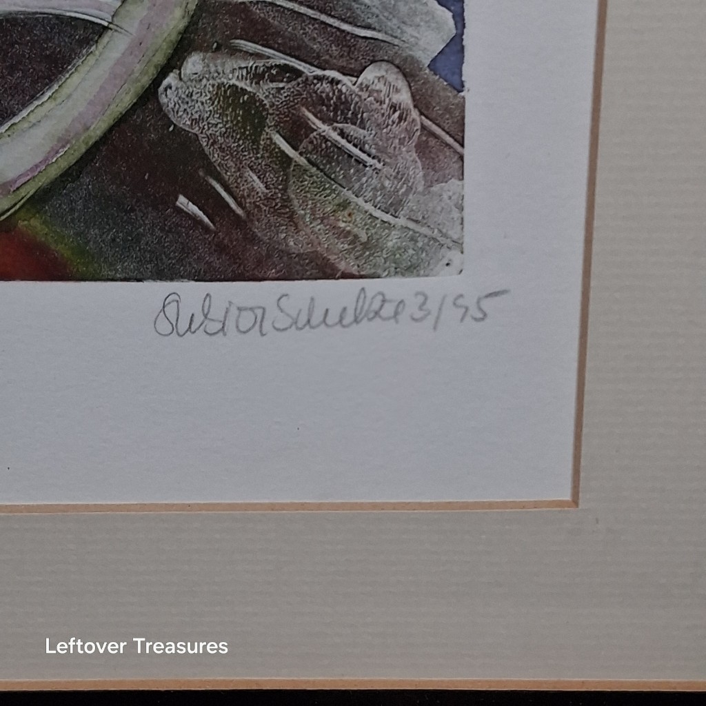 b52- "Bird Goddess" LE lithograph by Olga Schulze - Image 3