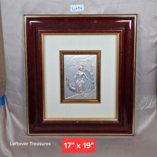 b54- vintage Italian bas-relief art piece by Diffusione Arte