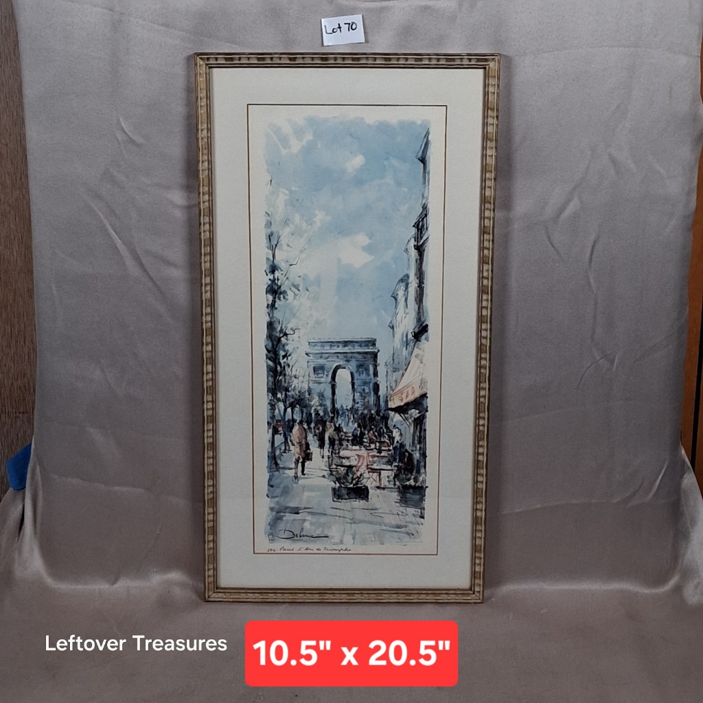b70- "506 Paris, L' Arc de Triomphe" by Lucien Delarue