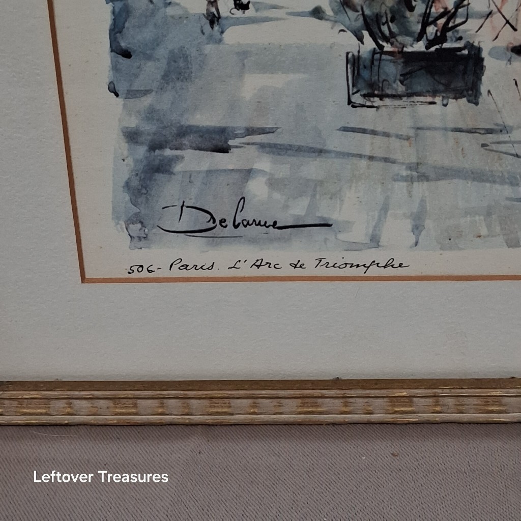 b70- "506 Paris, L' Arc de Triomphe" by Lucien Delarue - Image 2