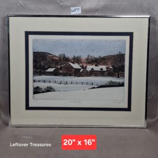 b77- "Christmas Day" by artist Robert W. Highsmith