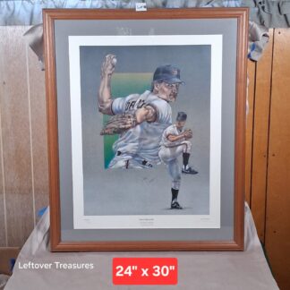 b118- vintage Dave Dravecky LE signed print by James Wheless