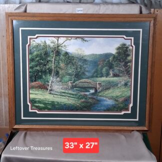 b125- water under the bridge landscape by Jack Terry