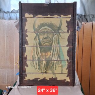 b126- Chief Two Moons Cheyenne decoupage print