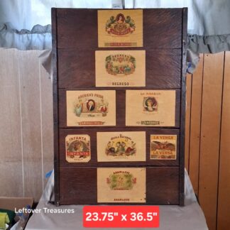 b131- collection of vintage cigar box covers