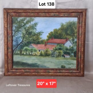 b138- rustic landscape scene by unknown