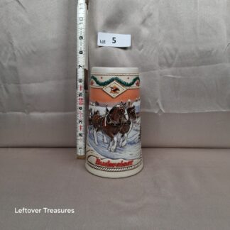 a5- 1996 Budweiser "American Homestead" holiday stein