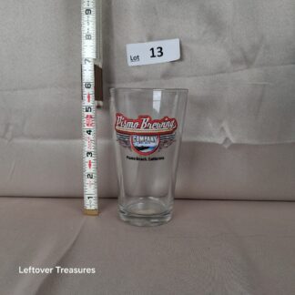 a13- Pismo Brewing Company clear pint glass