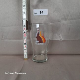 a14- 16-ounce Guinness Draught tulip beer glass