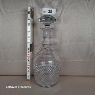 a28- Cambridge Mt. Vernon Clear decanter