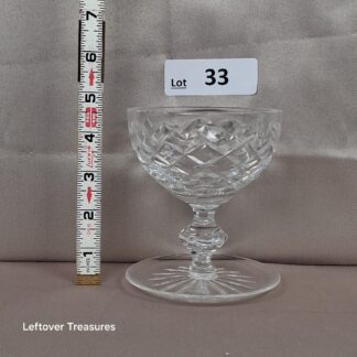 a33- Waterford Crystal Powerscourt dessert-footed bowl