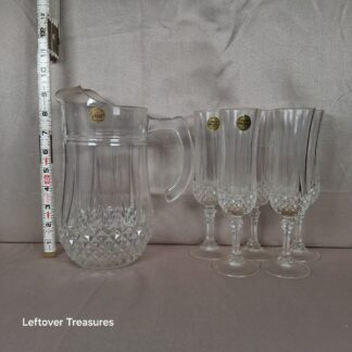 a34- Cristal d'Arques-Durand Longchamp set