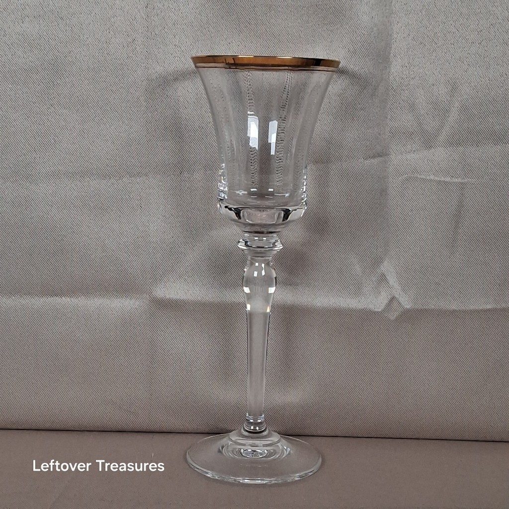a37- Mikasa Jamestown Gold Trim wine glasses - Image 2