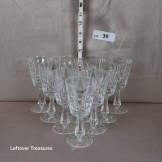 a39- Vintage Waterford Crystal glasses