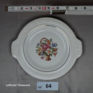 a64- Salem China Company cake plate