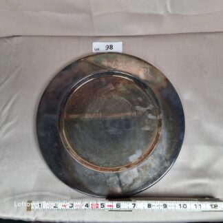 a98- vintage silver plate charger