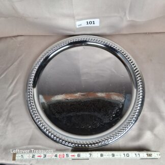 a101- silver-plated serving tray