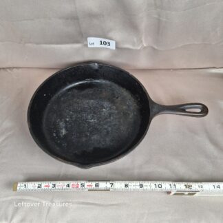 a103- vintage Lodge cast iron skillet