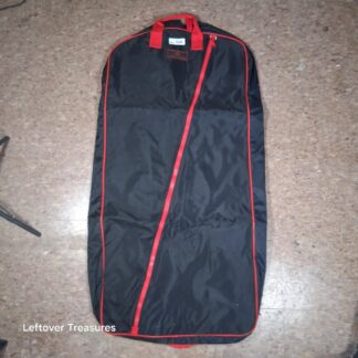 a114- vintage Benson & Hedges black garment bag