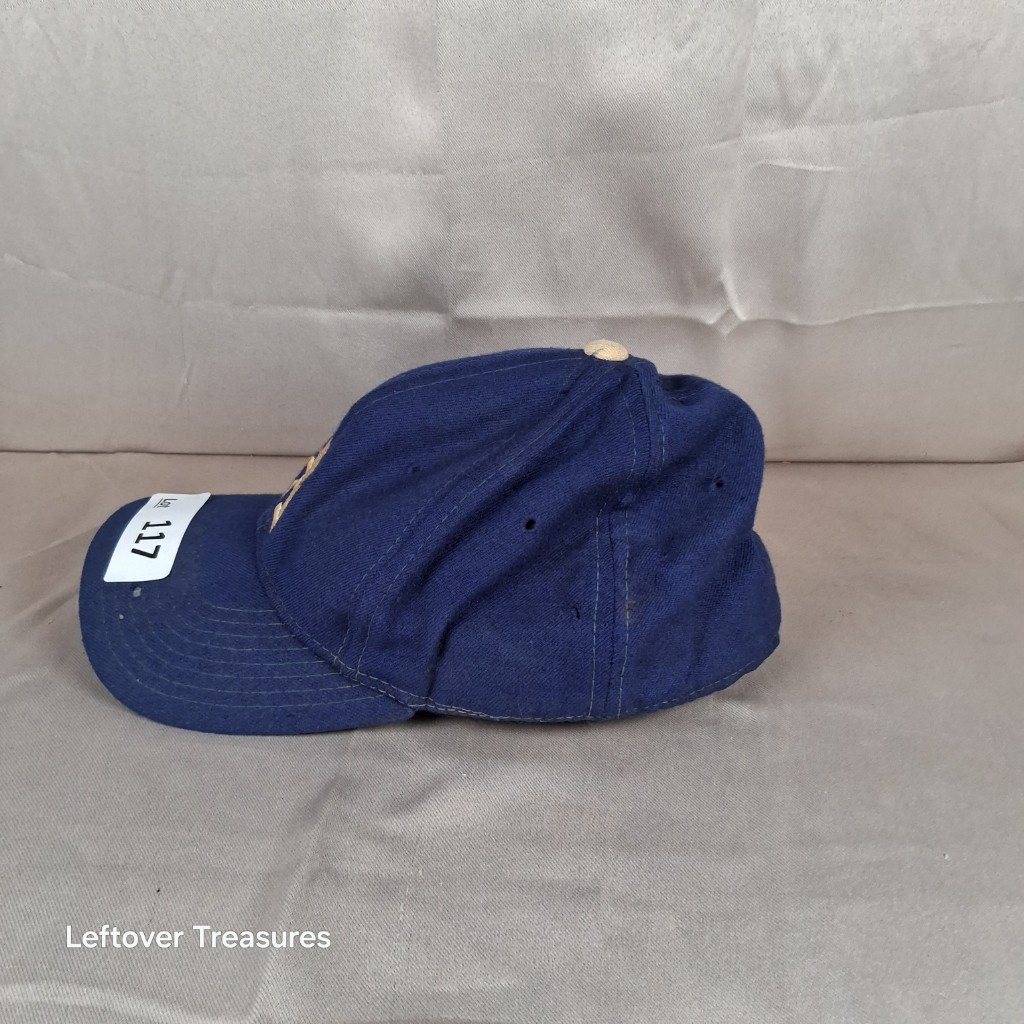 a117- vintage Sports Specialties "The Pro" Los Angeles Dodgers fitted wool baseball cap - Image 4