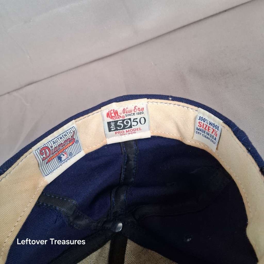 a118- vintage Los Angees Dodgers New Era 5950 Pro Model hat - Image 5