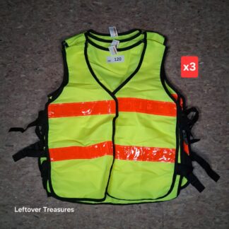 a120- high-visibility safety vests x3