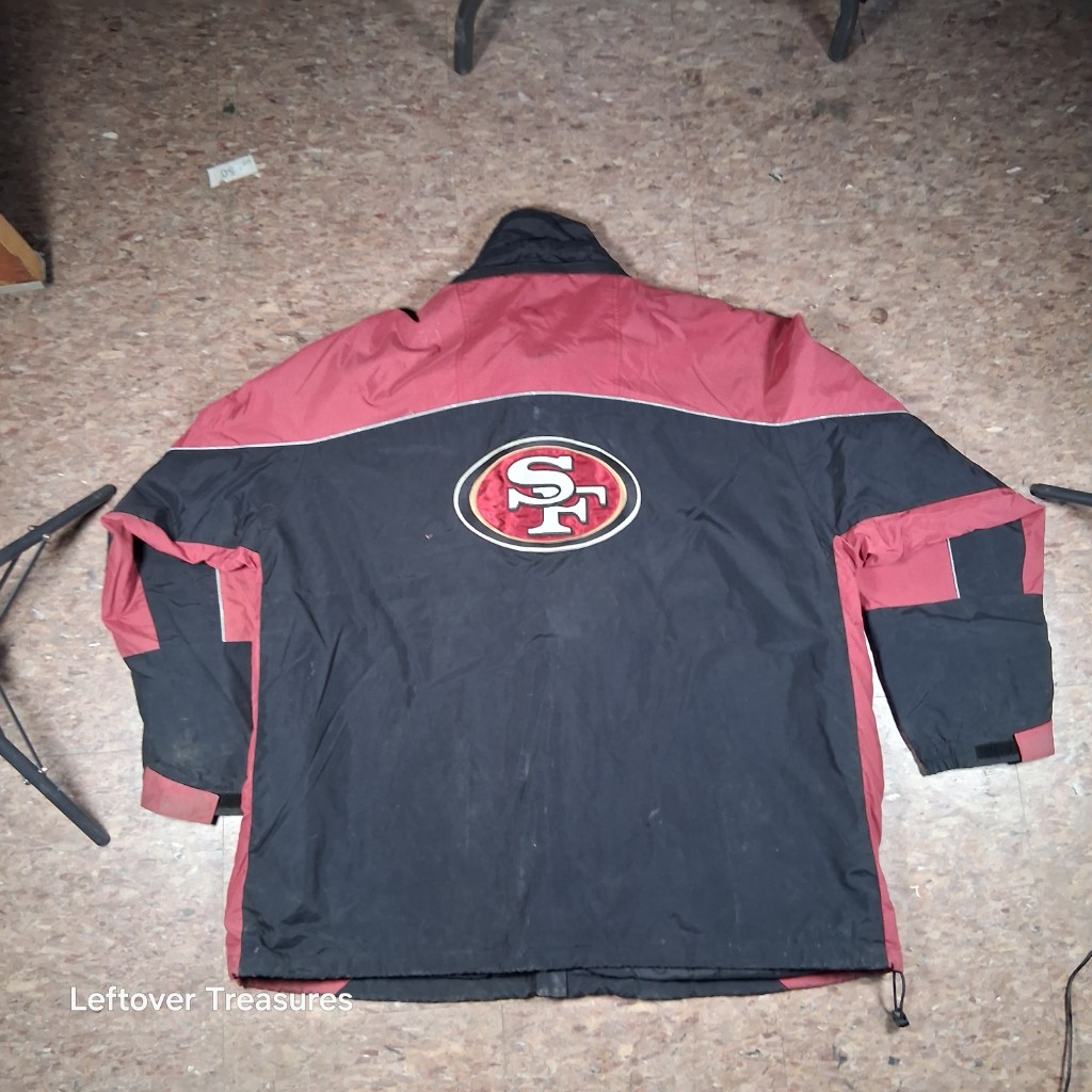 a129- vintage Pro Player San Francisco 49ers jacket 2xl - Image 3