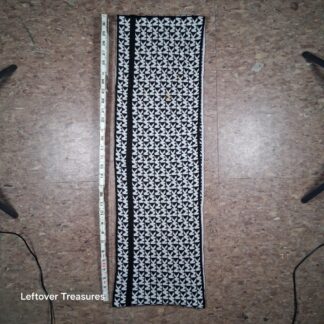 a132- Michael Kors monogram knit scarf