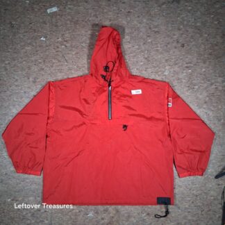 a143- vintage Marlboro Unlimited red nylon windbreaker