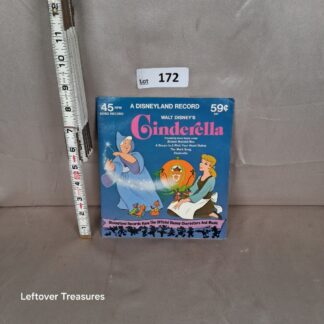 a172- Walt Disney's Cinderella Disneyland Record 45 RPM