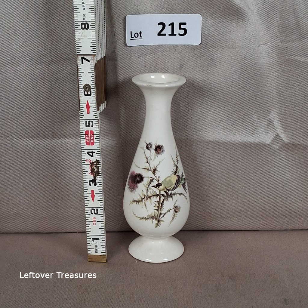 a215- vintage porcelain bud vase