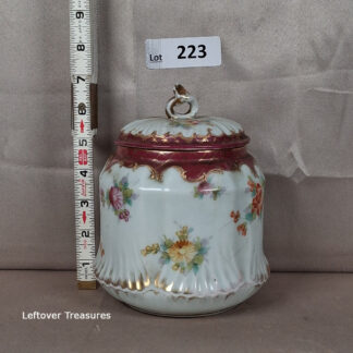 a223- antique biscuit jar