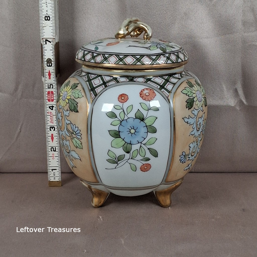 a227- vintage Chinese porcelain ginger jar - Image 3