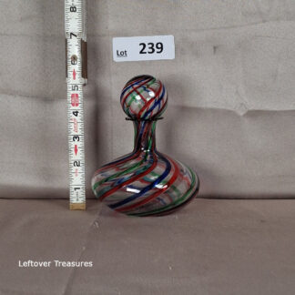 a239- vintage Murano art glass perfume bottle