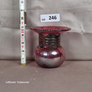 a246- Silvestri mouth-blown glass vase