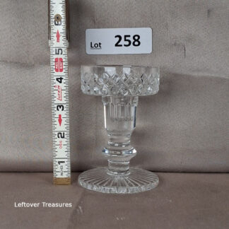 a258- Tyrone Irish crystal candlestick